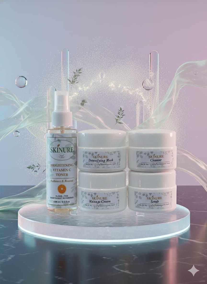 SKINURE Radiance Revival 5-in-1 Complete Skin Glow Kit