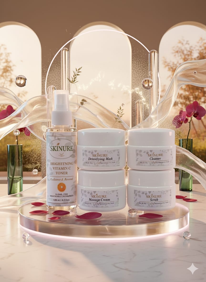 SKINURE Radiance Revival 5-in-1 Complete Skin Glow Kit