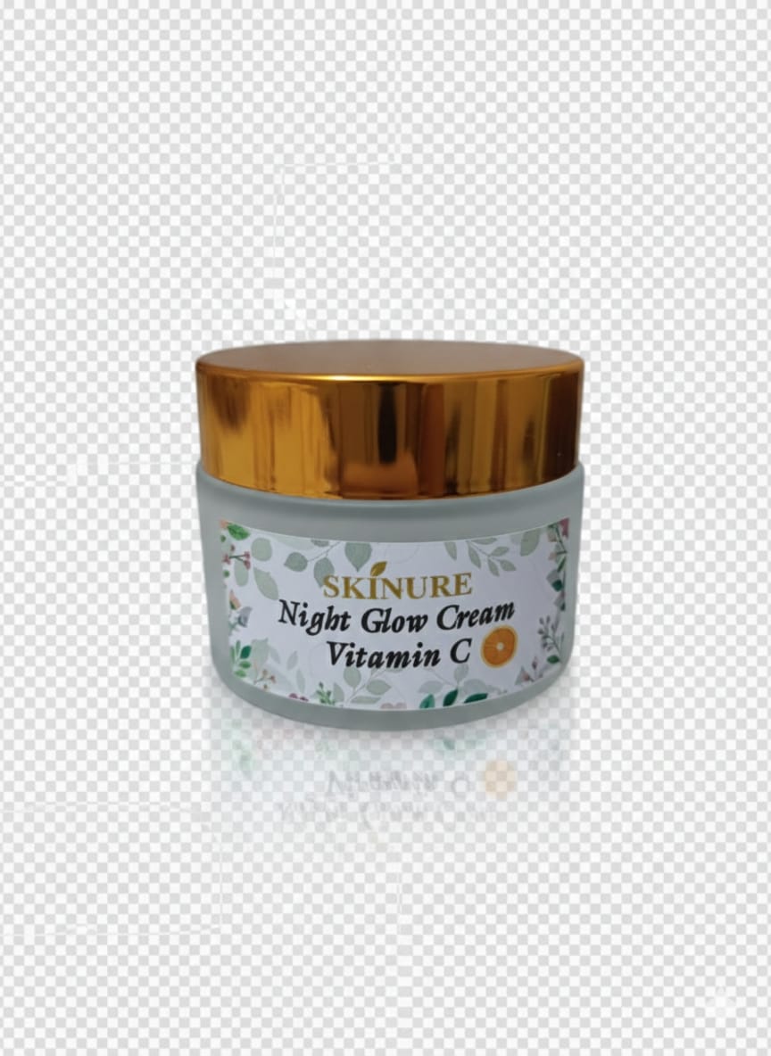 SKINURE 🌙 Vitamin C Night Glow Cream | Fade Dark Spots &amp; Brighten Skin
